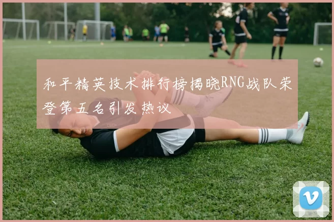 和平精英技术排行榜揭晓RNG战队荣登第五名引发热议