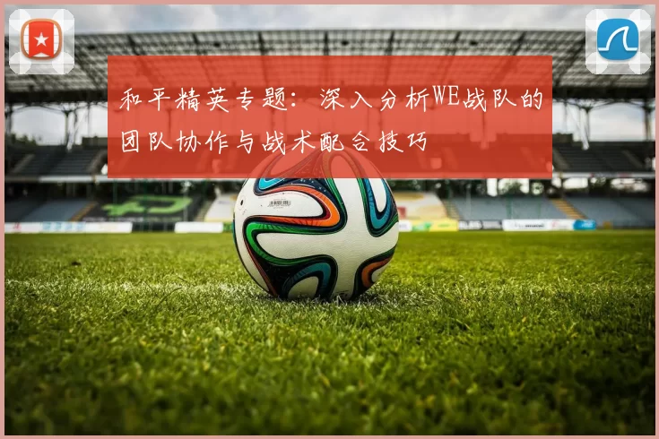 和平精英专题：深入分析WE战队的团队协作与战术配合技巧